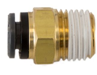 Buyers Products NC00M375P375 Male Connector - 3/8" Tube OD x 3/8" Pipe Thread 