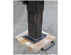 Buyers Products OP18X18 Hardwood Outrigger Pad - 18" x 18" x 2" - BUY OP18X18