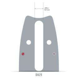 Oregon 183SFGD025 18" AdvanceCut .325 Series Bar - OCS 183SFGD025