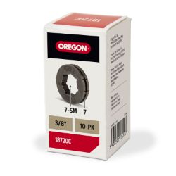 Oregon 18720C 3/8-7 Tooth Small 7 Spline SM7 Oregon Rim 10 PACK (18720C) 