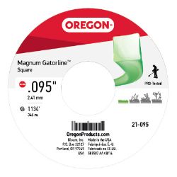 Oregon 21-095 5lb Spool of Square .095 Gatorline - OEP 21-095