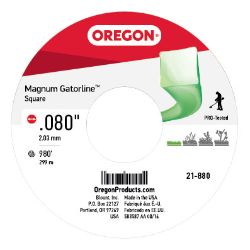 Oregon 21-880 3lb Spool of Square .080 Gatorline - OEP 21-880