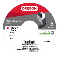 Oregon 22-555 5lb Spool of Magnum Round .155 Gatorline - OEP 22-555