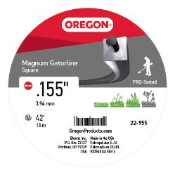 Oregon 22-955 .155 Diameter Gatorline Magnum Square Trimmer Line - OEP 22-955