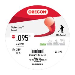 Oregon 23-395 Gatorline Round Red .095 Inch 1lb Donut - OEP 23-395