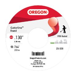 Oregon 23-530 5lb Spool of Red Round .130 Gatorline - OEP 23-530