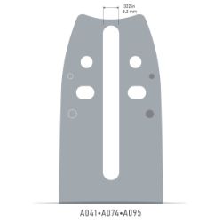 Oregon 535048 14" SculptorGäó Carving Bar - OCS 535048