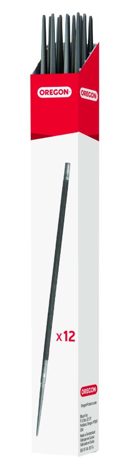 Oregon 70511 4.5mm x 8-inch Round File (Pack of 12) - OCS 70511