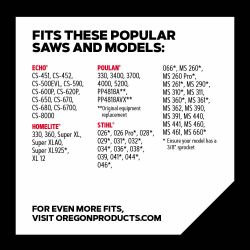 Oregon 72EXL066G 3/8 Inch PowerCut Saw Chain - OCS 72EXL066G