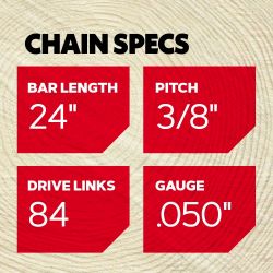 Oregon 72RD084G 3/8" Ripping Chain - OCS 72RD084G