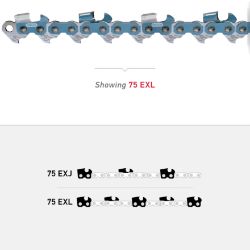 Oregon 75EXJ115G 3/8" Powercut Skip Saw Chain - OCS 75EXJ115G