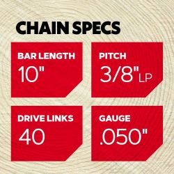 Oregon 91PX040G AdvanceCut 3/8 Inch Low-Profile Saw Chain - OCS 91PX040G