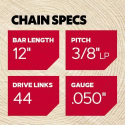Oregon 91VXL044G 3/8 Low Profile VersaCut Saw Chain - OCS 91VXL044G