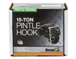 Buyers Products 10040 15-Ton Drop Forged Steel Rigid Type Pintle Hook with Mounting Kit - BUY 10040
