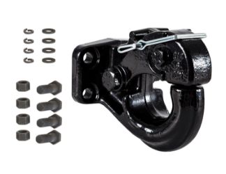 Buyers Products 10036 6-Ton Receiver Mount Pintle Hook with Mounting Kit 