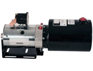 Buyers Products PU304 DC Power Unit (no valve) - 6" x 9" 1 Gallon Usable Steel Reservoir (217 cubic in.) 