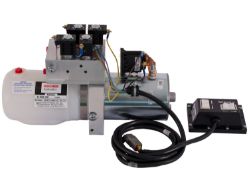 Buyers Products PU3593A 4-Way/3-Way DC Power Unit - Electric Controls, Horizontal .32 Gal. Reservoir - BUY PU3593A