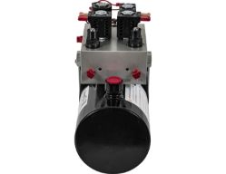 Buyers Products PU3593A 4-Way/3-Way DC Power Unit - Electric Controls, Horizontal .32 Gal. Reservoir - BUY PU3593A