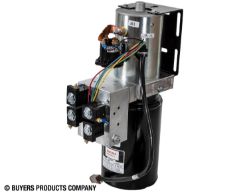 Buyers Products PU3593LRV Electric 4-Way/3-Way Valve DC Power Unit - Vertical Mounted - BUY PU3593LRV