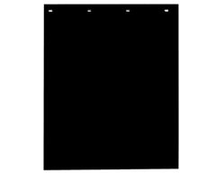 Buyers Products RC36PPB Black Polymer Mudflaps - 24" W x 36" H - Pair - BUY RC36PPB