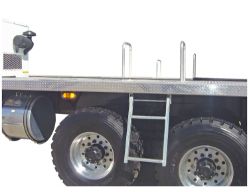 Buyers Products RS2 Black Powder Coated 2 Rung Sure Step Retractable Truck Step - BUY RS2