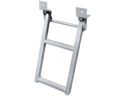 Buyers Products RS2W White Powder Coated 2 Rung Sure Step Retractable Truck Step - BUY RS2W
