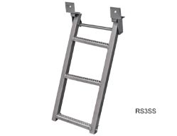 Buyers Products RS3SS Stainless Steel 3 Rung Sure Step Retractable Truck Step - BUY RS3SS