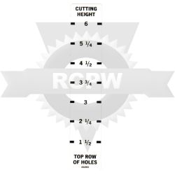 Scag 482493 Cutting Height Decal 