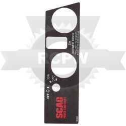 Scag 482508 Upper Instrument Panel Decal 