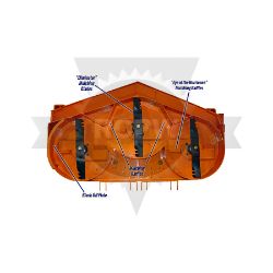 Scag 925M Hurricane Mulch Kit for SWZ/SWZL Walk-Behind Mowers w/ 61" Velocity Decks - SCA 925M