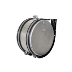 Buyers Products SMC25AR 25 Gallon Side Mount Aluminum Reservoir With Rear Ports 