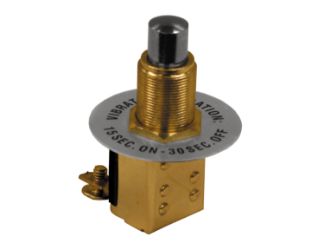 Buyers Products SW901 12V Push Button Momentary Switch, (2) Terminals 