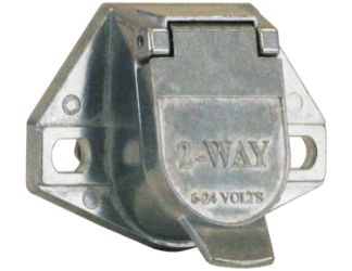 Buyers Products TC2012 2-Way Trailer End Connecter with Spring, Vertical 