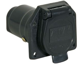Buyers Products TC1007P 7-Pin Flat Plastic Truck End Trailer Connector 
