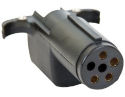 Buyers Products TC2064P 6-Pin Round to 4-Pin Flat Plastic Adapter - BUY TC2064P
