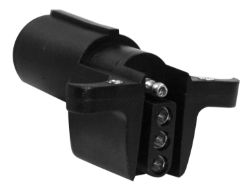 Buyers Products TC2064P 6-Pin Round to 4-Pin Flat Plastic Adapter - BUY TC2064P
