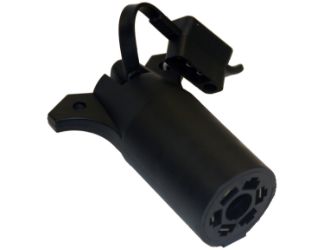 Buyers Products TC2074T 7-Pin Flat to 4-Pin Flat Plastic Adapter with Dust Cap Tester 