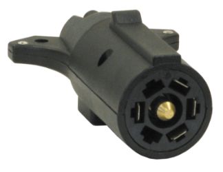 Buyers Products TC2075P 7-Pin Flat to 5-Pin Round Plastic Adapter 