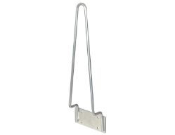 Buyers Products TCH10V Traffic Cone Holders - 22" - Vertical Bracket Mount - Silver Powder Coat Finish - BUY TCH10V