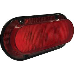 Stens TL4560 LED Red Oval Tail Light - STE TL4560