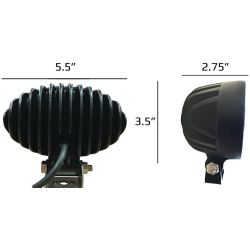 Stens TL5700 Kubota Oval LED Flood Light - STE TL5700