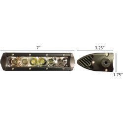 Stens TL6SRC 6" Single Row LED Light Bar - STE TL6SRC