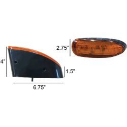 Stens TL8020 LED Amber Cab Light - STE TL8020