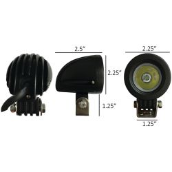 Stens TL906F Single LED Flood Beam - STE TL906F