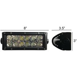 Stens TLB400C 8" Double Row LED Light Bar - STE TLB400C