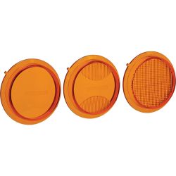 Stens TLM3-ALP 3 Mojave Amber Lens Pack w/ O-Ring / Works with TLM3 and TLM3-FM LED Light" - STE TLM3-ALP