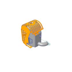 Toro 100-9514 Muffler & Guard - TOR 100-9514