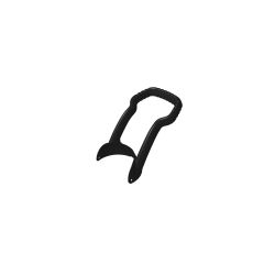 Toro 104-0884 Chute Control Handle - TOR 104-0884