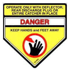 Toro 105-6838 Danger Decal 