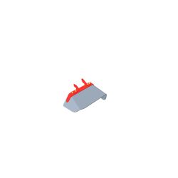 Toro 108-2792 Rubber Deflector Assembly - TOR 108-2792